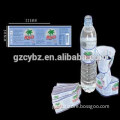water bottle shrink wrap label with low price and high quality